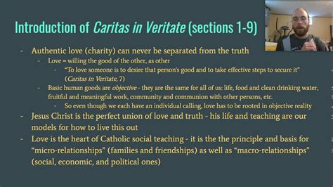An Introduction to Caritas in Veritate .